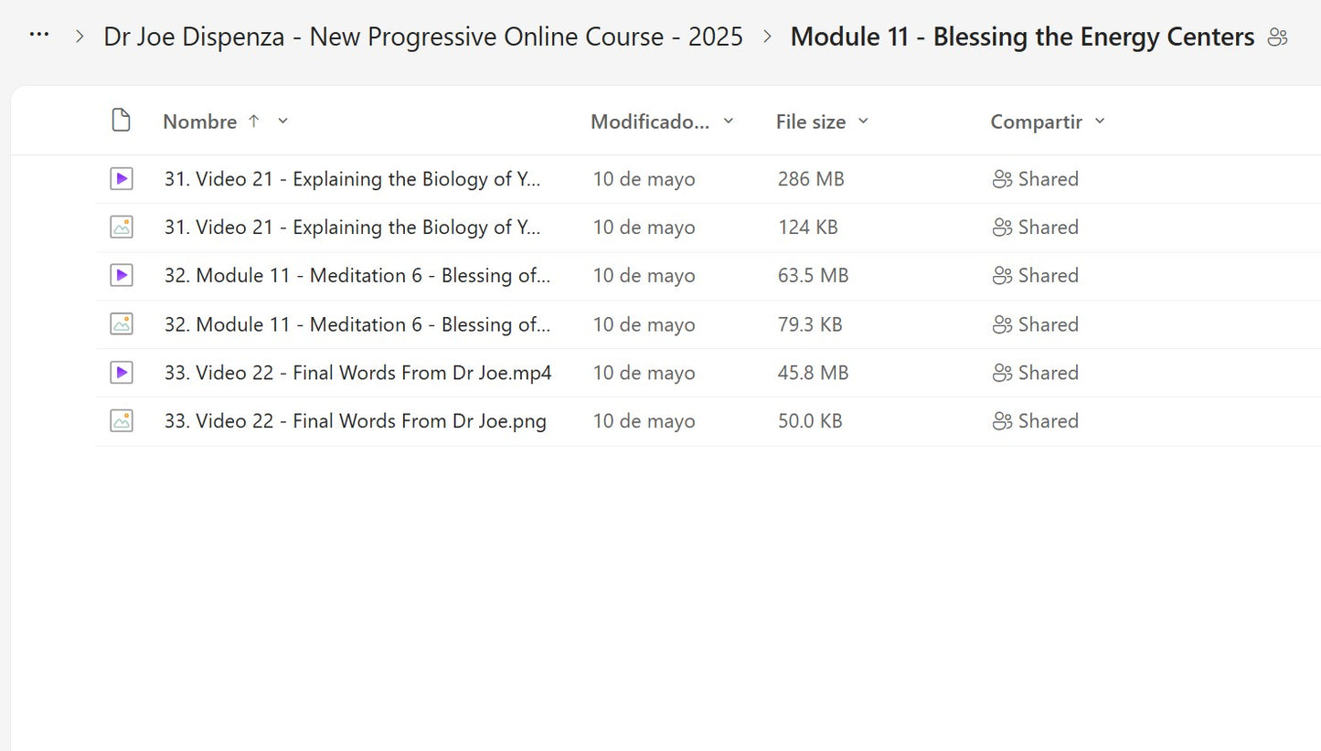 Joe Dispenza – New Progressive Online Course 2025