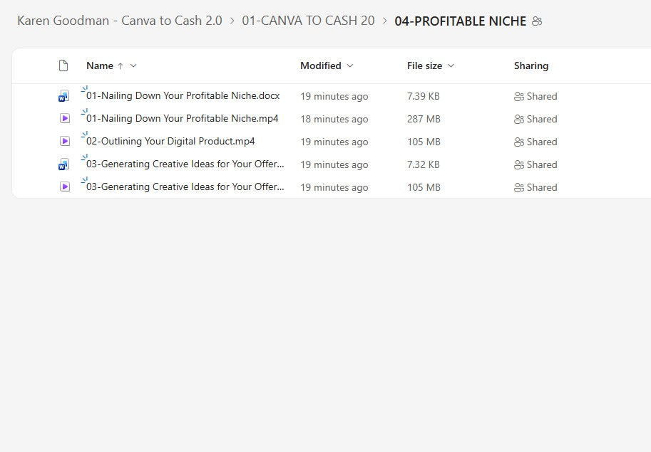 Karen Goodman – Canva to Cash 2.0