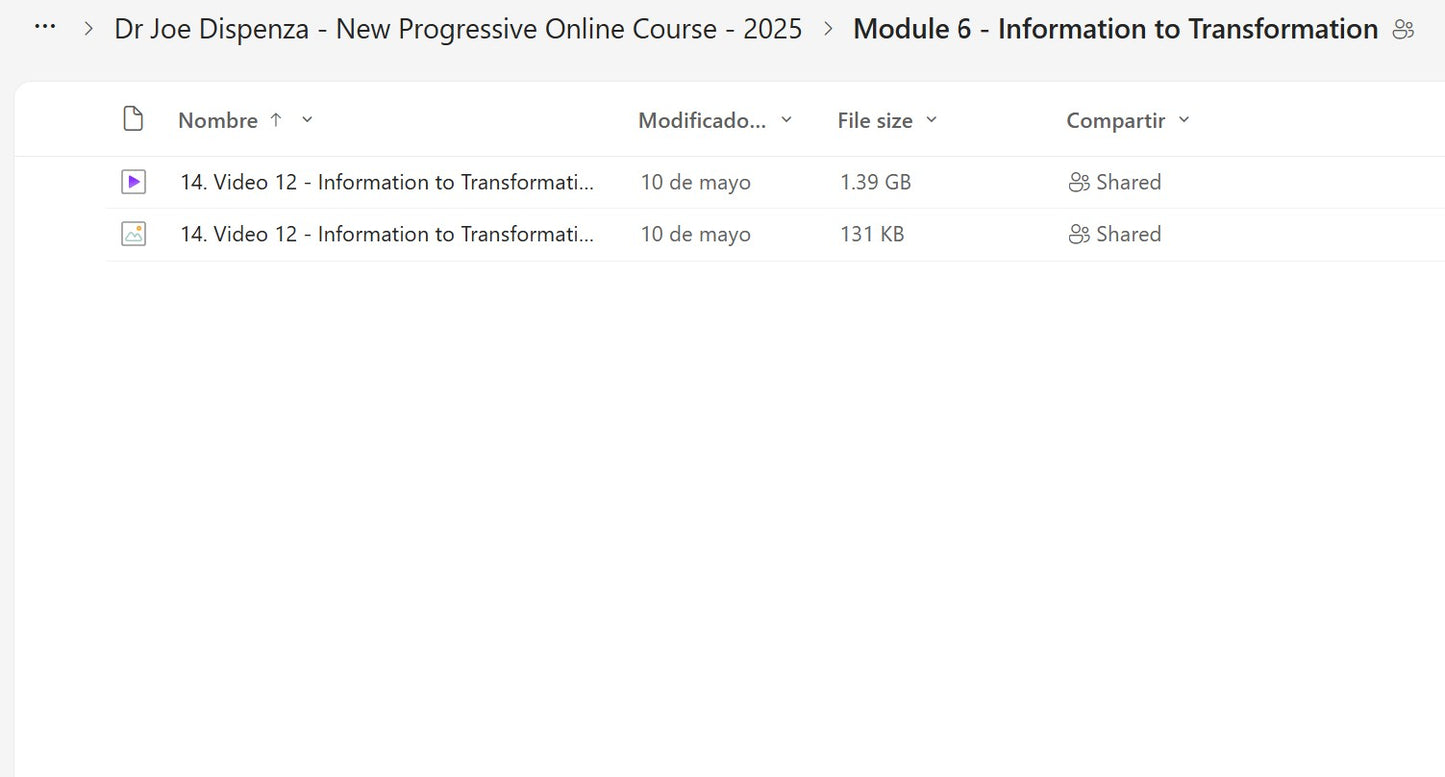 Joe Dispenza – New Progressive Online Course 2025