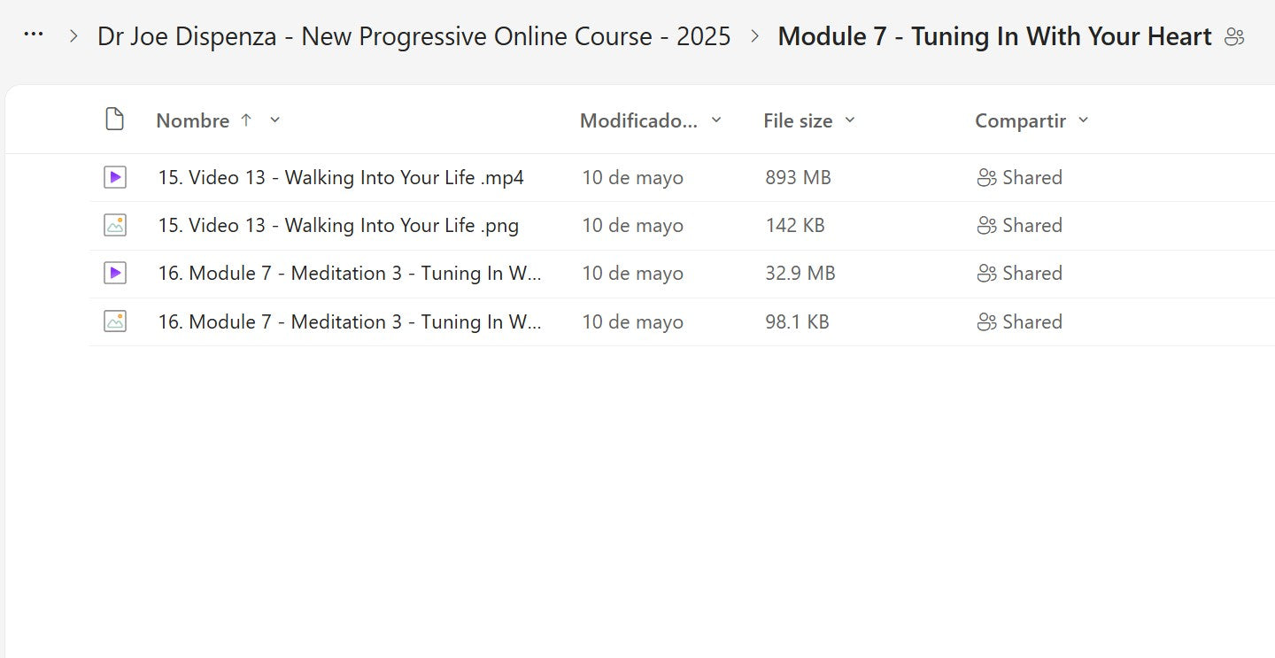 Joe Dispenza – New Progressive Online Course 2025