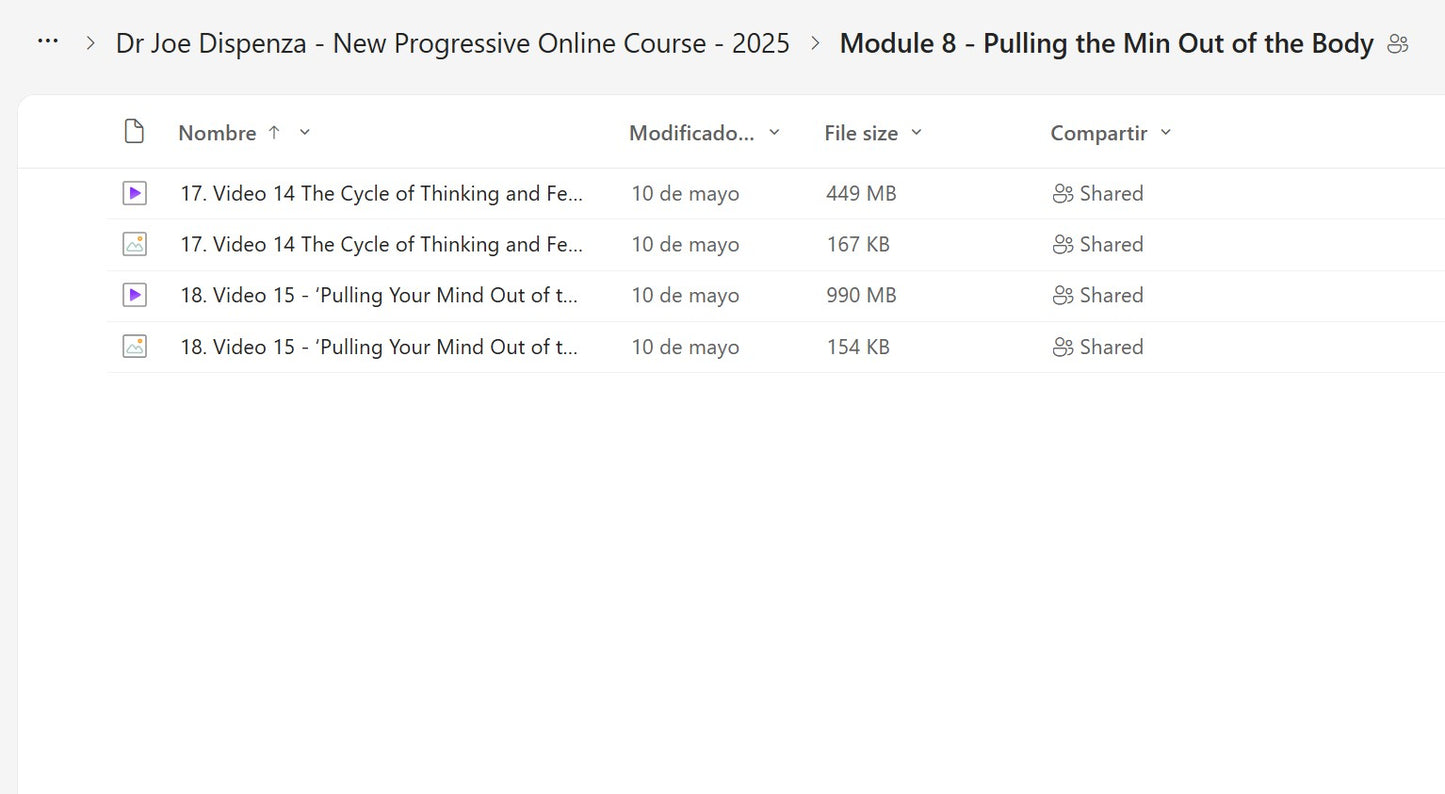 Joe Dispenza – New Progressive Online Course 2025