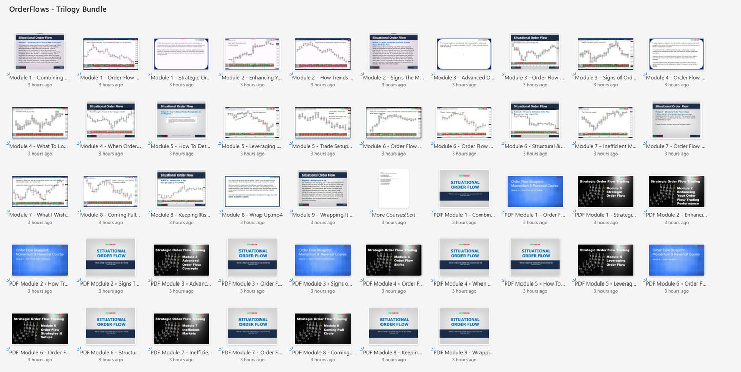 Orderflows – Trilogy Bundle Modules on yourpremiumaccess.com