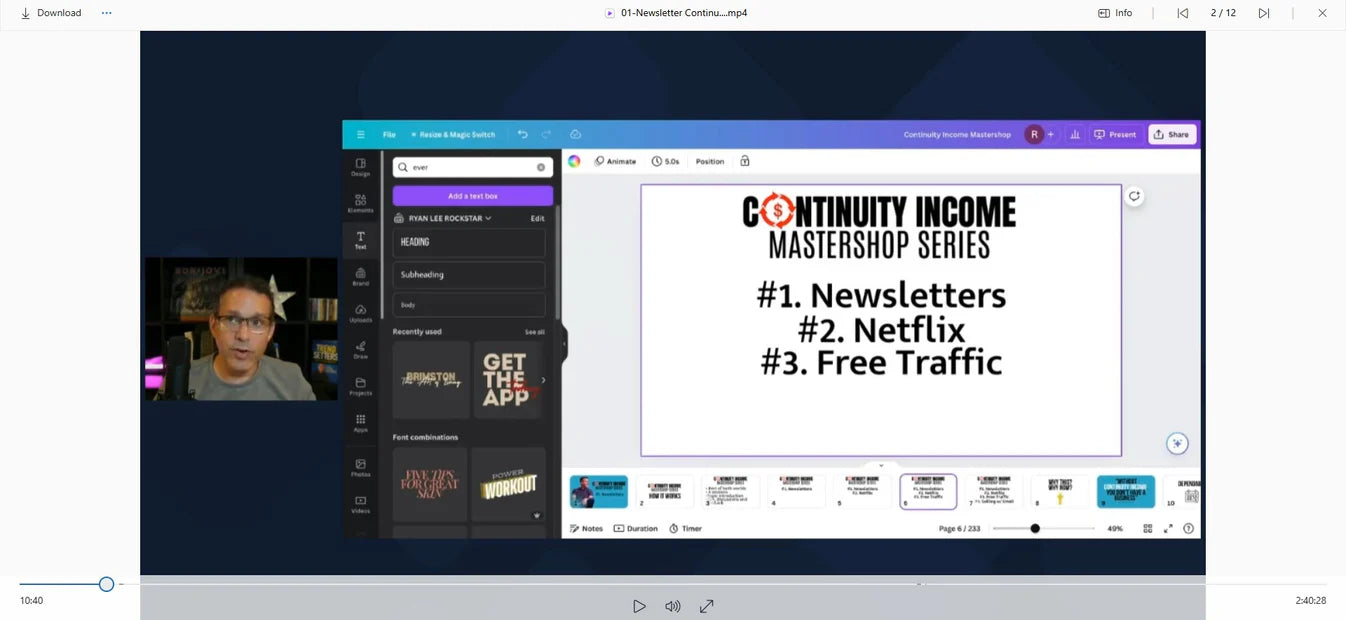 Ryan Lee - The Playbook