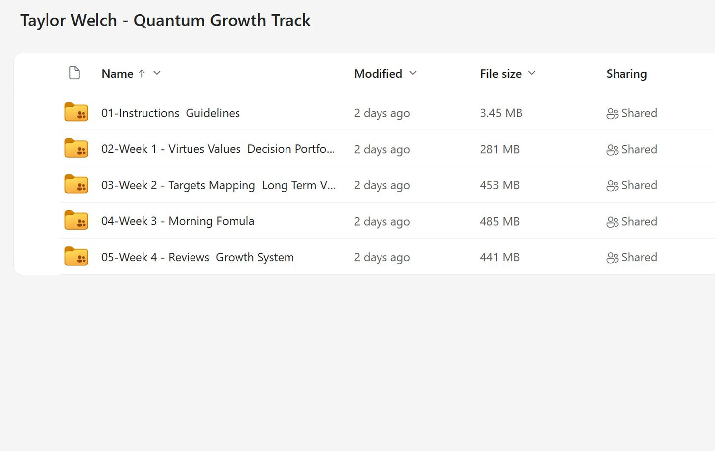 Taylor Welch - Quantum Growth Track
